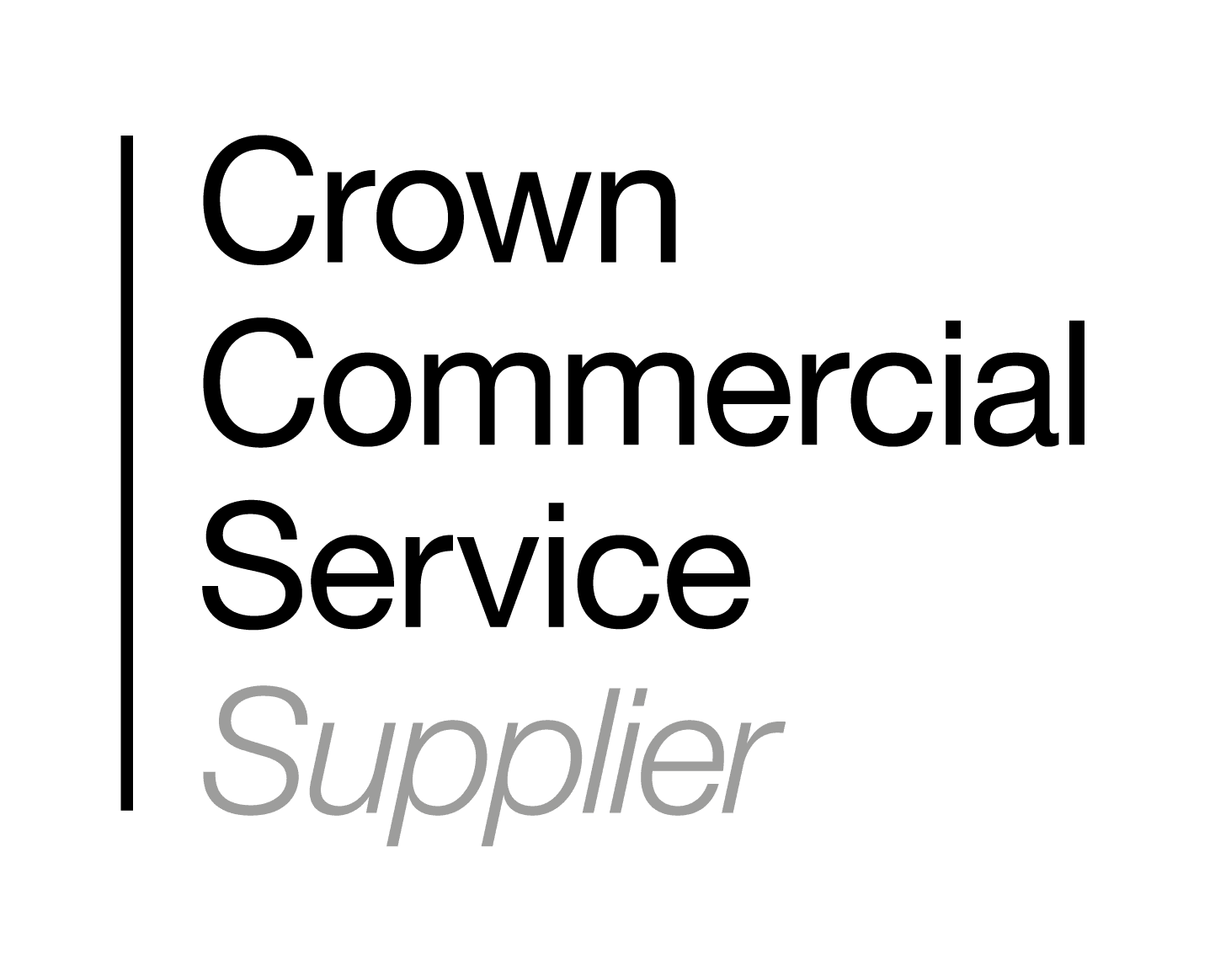 Logo depicting that Exception is a Crown Commercial Services Supplier